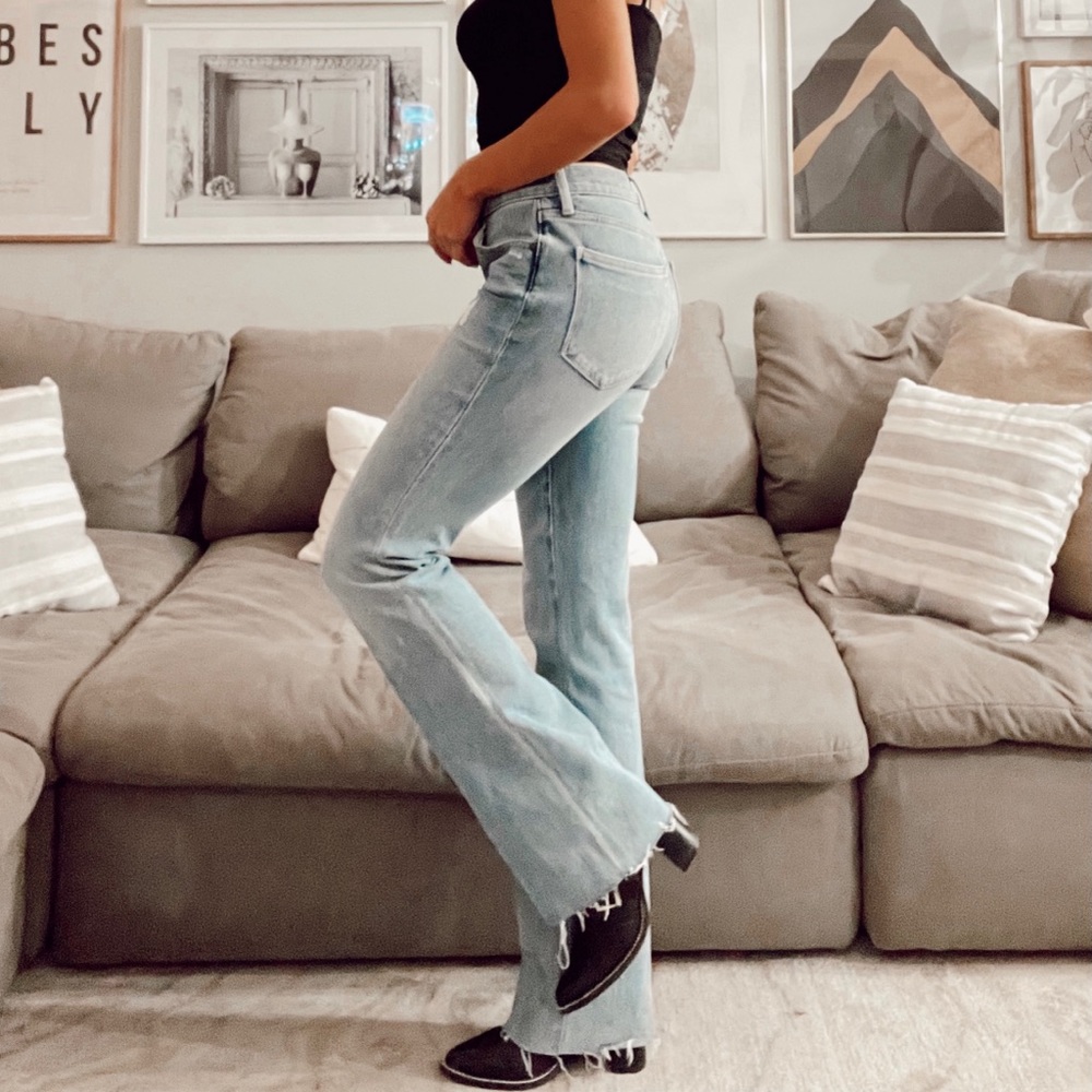 LUCKY HIGH WAISTED FLARE JEANS